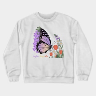 Foxglove-Daisy-Tulip Crewneck Sweatshirt